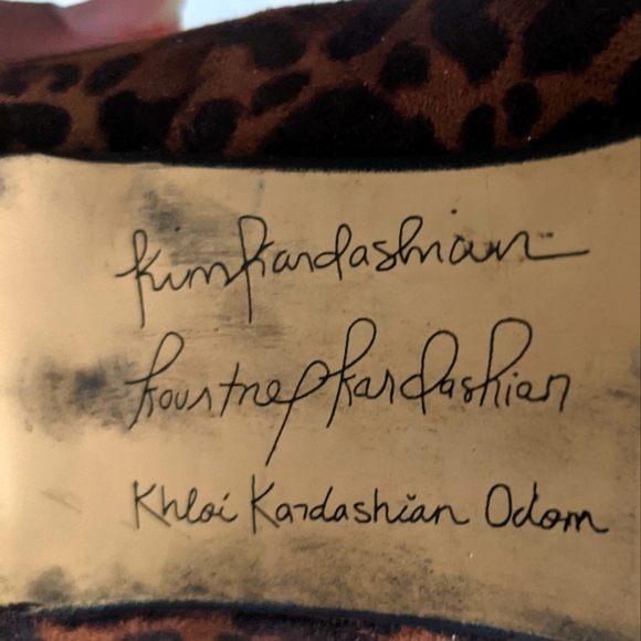 Kardashian Kollection Animal Print Heels - Picture 7 of 8